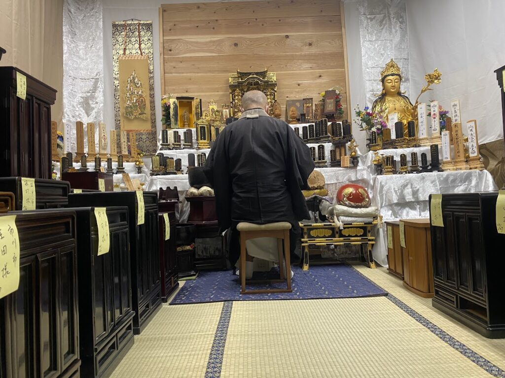 2025年11月21日 閉眼供養の様子